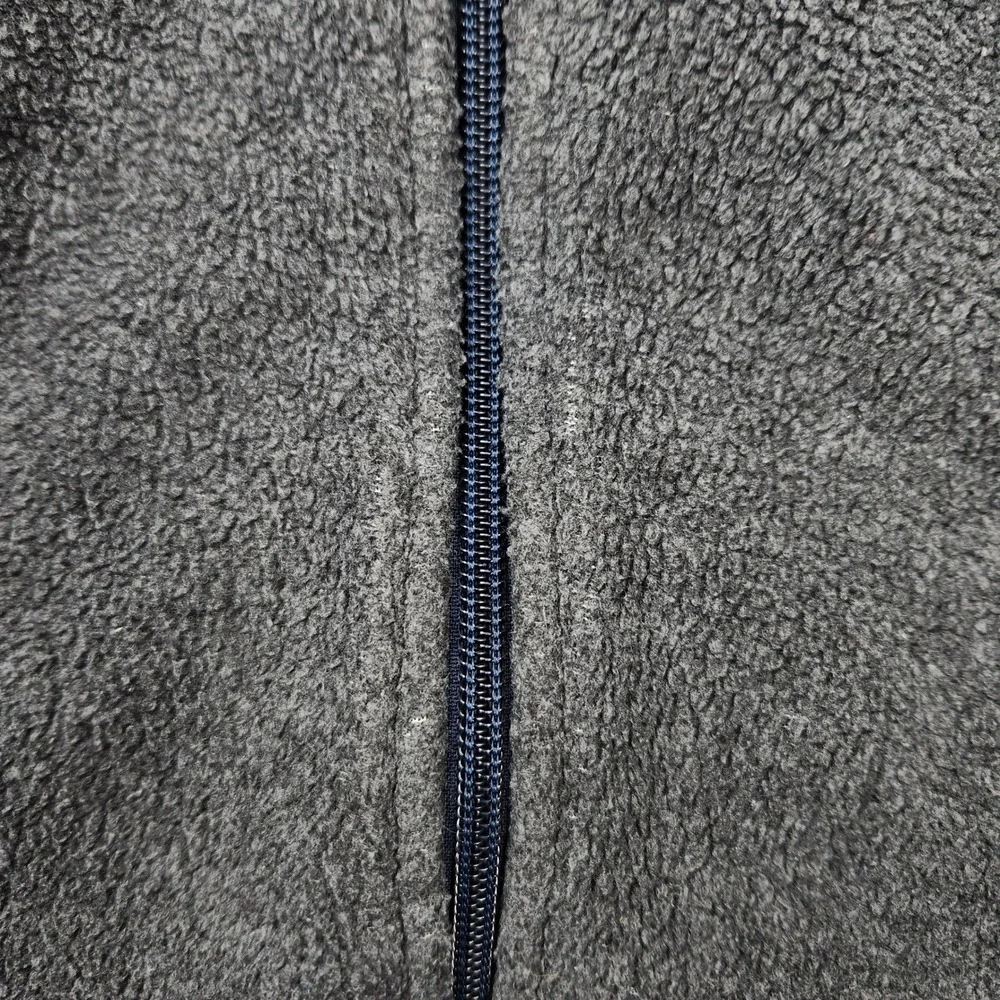 Columbia Fleece Jacket Kids Medium 10/12 Blue Gray Full‎ Zip Lightweight